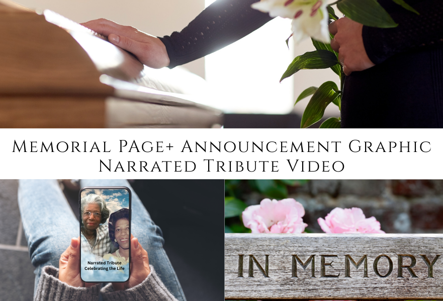 Silver Package – Narrated Tribute + Memorial Video Page + Flyers